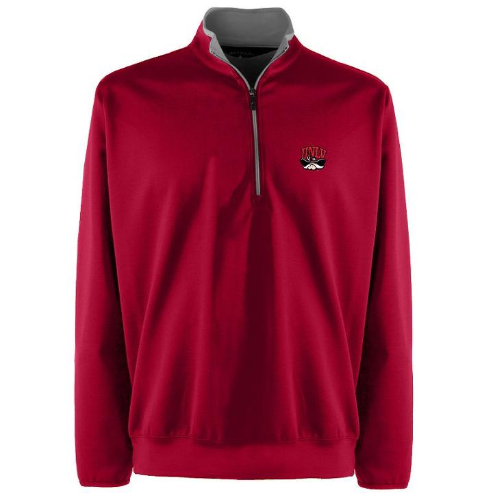 Men's Unlv Rebels 1/4-zip Leader Pullover, Size: Medium, Red