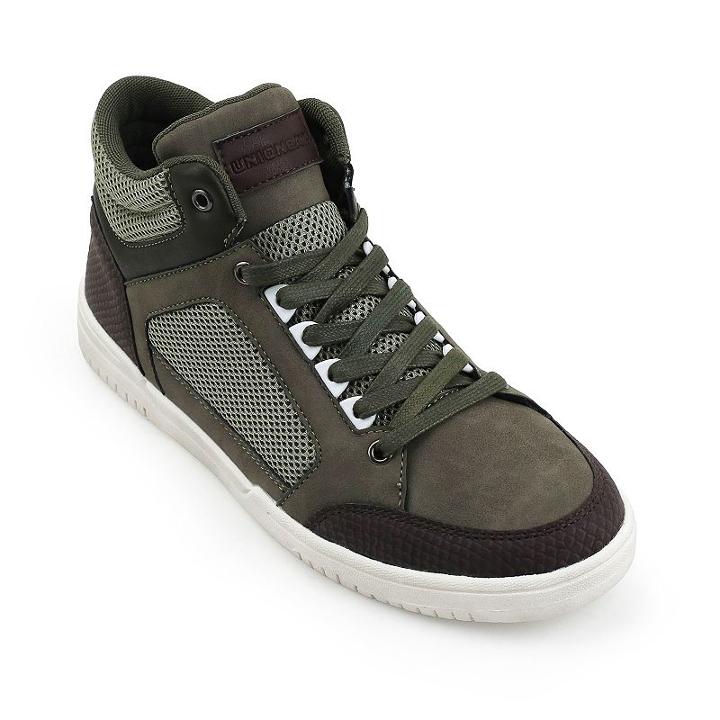 Unionbay Pacific Men's High Top Sneakers, Size: Medium (11), Green