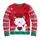 Girls 7-16 It's Our Time Ugly Christmas Sweater, Size: Xl, Brt Red