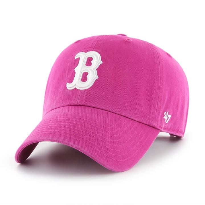 Adult '47 Brand Boston Red Sox Clean Up Hat, Women's, Purple