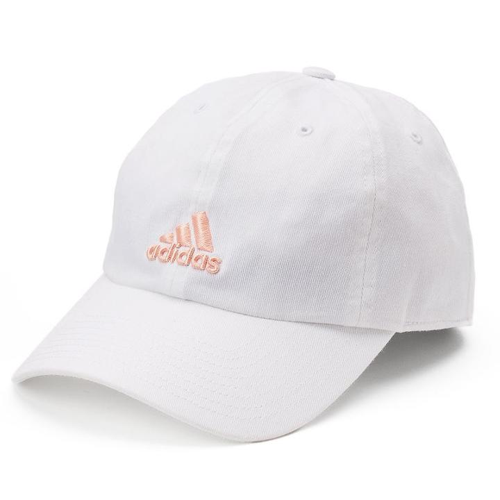 Women's Adidas Saturday Cap, White