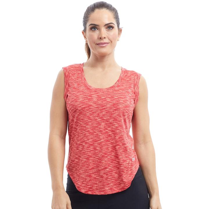 Women's Marika Maebry Mesh Back Tank, Size: Small, Brt Orange