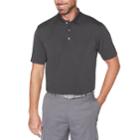 Men's Grand Slam Off Course Textured Golf Polo, Size: Small, Grey