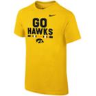Boys 8-20 Nike Iowa Hawkeyes Local Verbiage Tee, Size: S 8, Gold