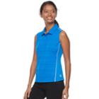 Women's Fila Sport&reg; Sleeveless Knit Golf Polo, Size: Xs, Blue (navy)