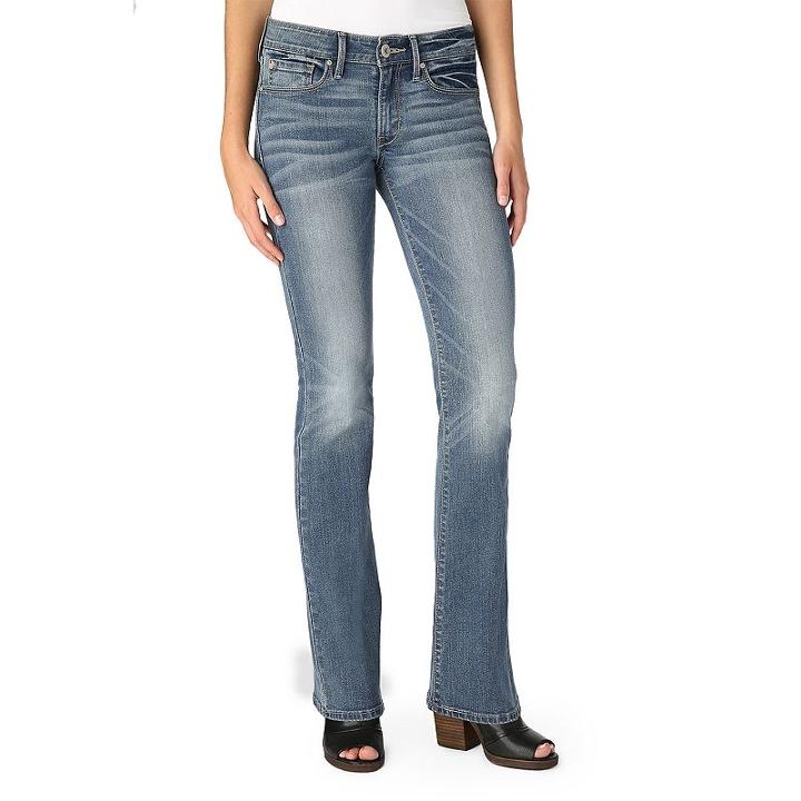 Juniors' Denizen From Levi's Low-rise Bootcut Jeans, Girl's, Size: 11, Blue