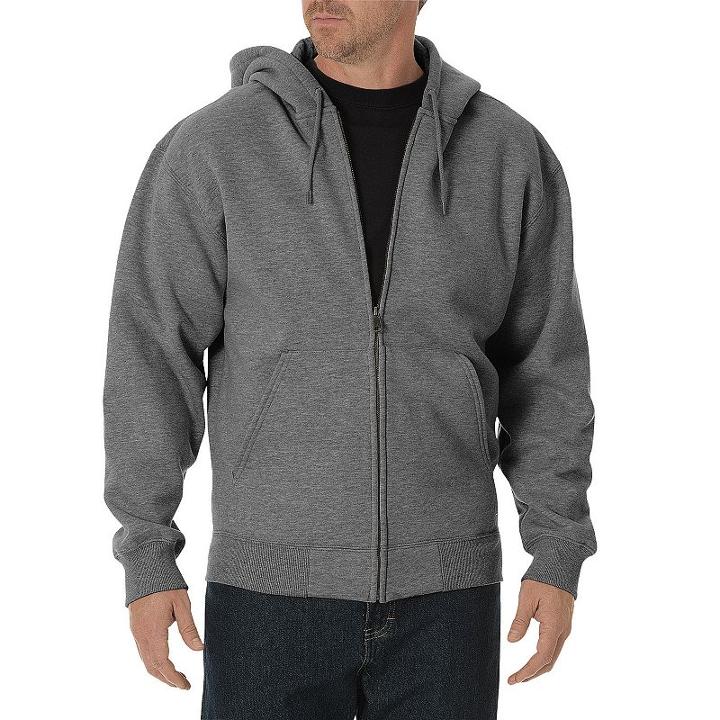 Big & Tall Dickies Full-zip Hoodie, Men's, Size: 4xl, Grey Other