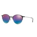 Ray-ban Rb3578 50mm Semi-rimless Round Gradient Mirror Sunglasses, Women's, Grey