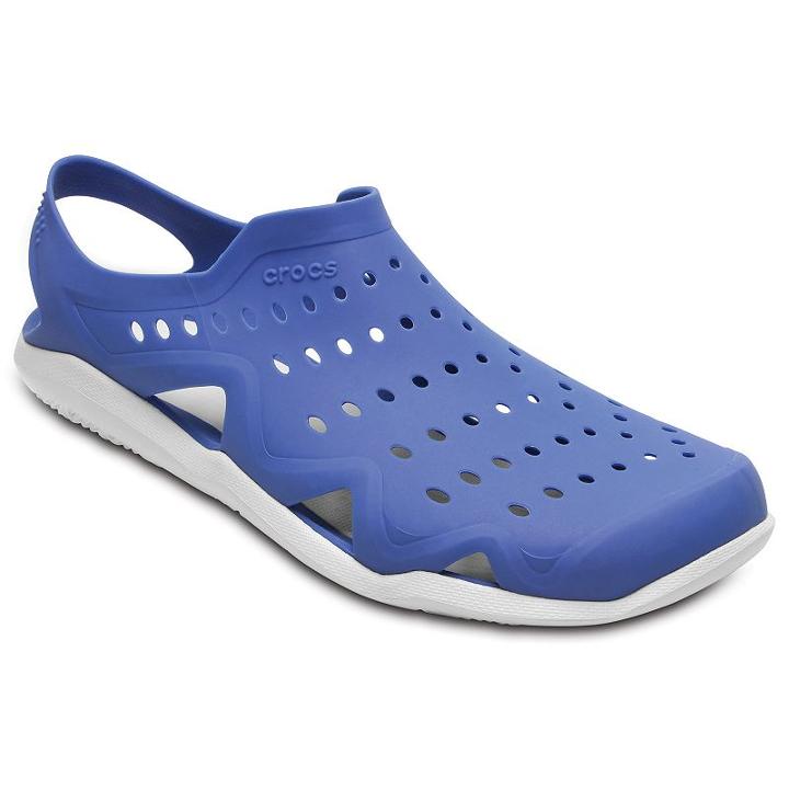 Crocs Swiftwater Wave Men's Clogs, Size: 11, Blue Other