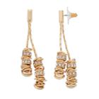 Dana Buchman Ring Cluster Linear Earrings, Women's, Gold