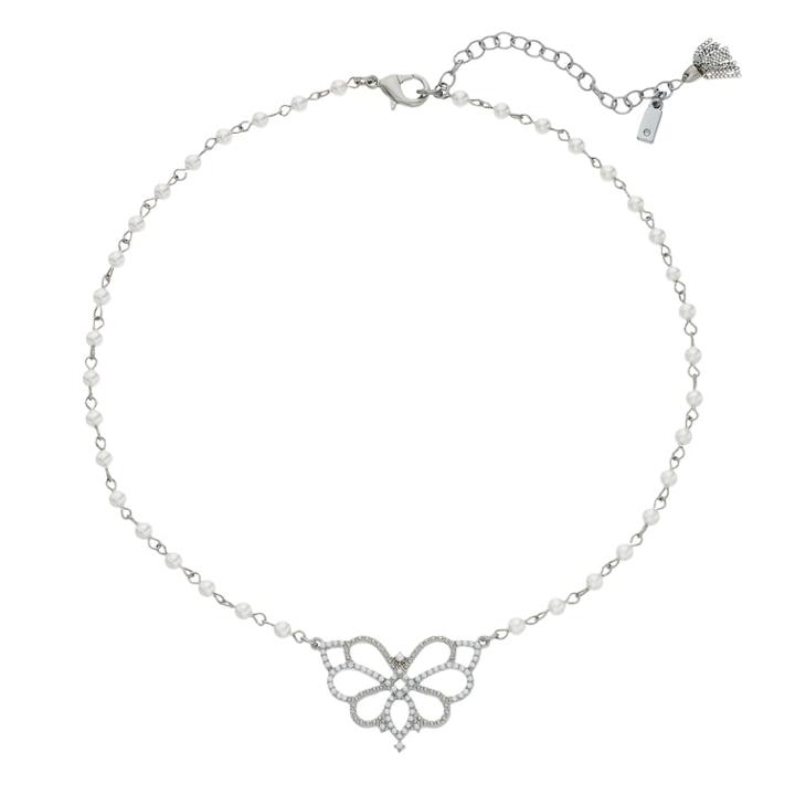 Simply Vera Vera Wang Simulated Pearl Flower Statement Necklace, Women's, White