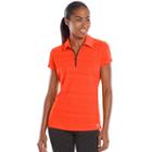 Women's Fila Sport&reg; Quarter-zip Golf Polo, Size: Medium, Brt Red