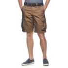 Men's Sonoma Goods For Life&trade; Twill Cargo Shorts, Size: 30, Med Brown