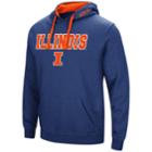 Men's Illinois Fighting Illini Pullover Fleece Hoodie, Size: Large, Blue (navy)