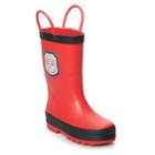 Carter's Fire Toddler Boys' Waterproof Rain Boots, Size: 6 T, Red