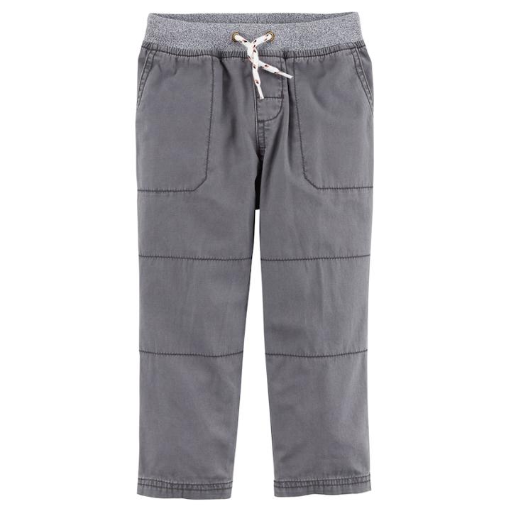 Boys 4-8 Carter's Midtier Pull On Pants, Size: 8, Grey