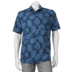 Men's Croft & Barrow&reg; Printed Button-down Shirt, Size: Medium, Dark Blue