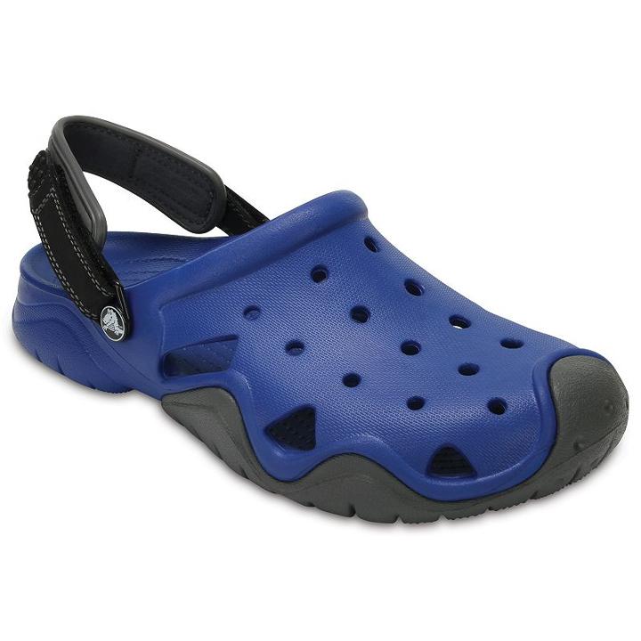 Crocs Swiftwater Men's Clogs, Size: 10, Brt Blue