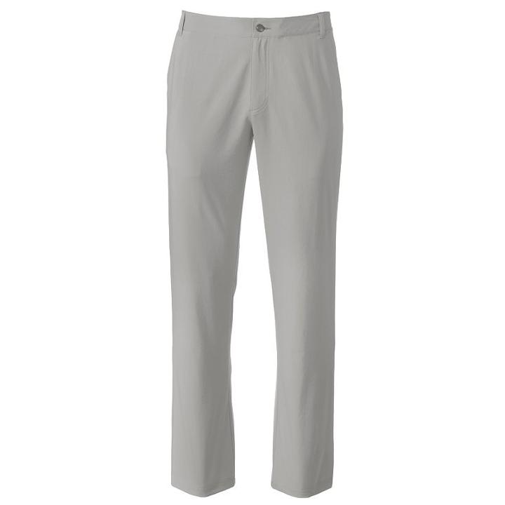 Men's Fila Sport Golf&reg; Fitted Birdie Golf Pants, Size: 38x34, Silver