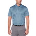 Men's Grand Slam Driflow Regular-fit Windowpane Performance Golf Polo, Size: Small, Grey