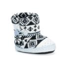 Muk Luks Baby Bootie Slippers, Infant Unisex, Size: 6-12 M, Black