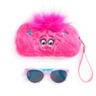 Dreamworks Trolls Poppy Girls 4-16 Sunglasses & Faux-fur Case Set, Multicolor