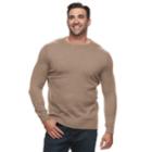 Big & Tall Croft & Barrow&reg; Classic-fit 7gg Super Soft Crewneck Sweater, Men's, Size: Xl Tall, Lt Brown