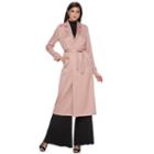 Women's Jennifer Lopez Trench Coat, Size: Small, Med Brown