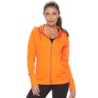 Women's Champion Performance Raglan Zip Up Hoodie, Size: Large, Brt Orange