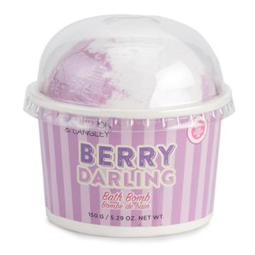 Brompton & Langley Berry Darling Bath Bomb, Purple