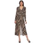 Women's Jennifer Lopez Luxe Essentials Wrap Dress, Size: Small, Brown