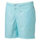 Men's Cole Slim-fit Gingham Swim Trunks, Size: 30, Green