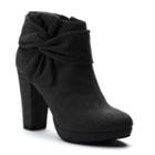 Lc Lauren Conrad Moonflower Women's Ankle Boots, Size: 5.5, Black