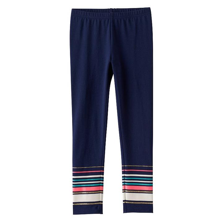 Girls 4-10 Jumping Beans&reg; Long Print Leggings, Girl's, Size: 6x, Blue