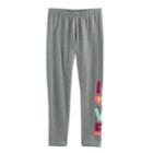 Girls 4-10 Jumping Beans&reg; Graphic Leggings, Size: 5, Med Grey