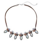 Mudd&reg; Geometric Stone Cluster Necklace, Women's, Multicolor