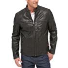 Men's Levi's&reg; Faux-leather Racer Jacket, Size: Medium, Brown
