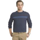 Big & Tall Arrow Classic-fit Striped Mock-layered Tee, Men's, Size: 4xb, Blue Other