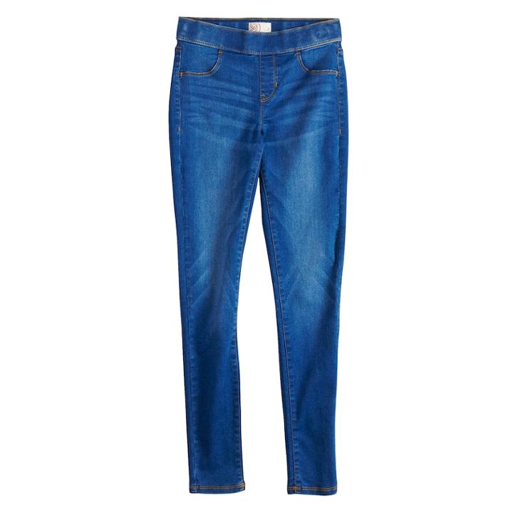 Girls 7-16 & Plus Size So&reg; Pull-on Ultimate Jeggings, Size: 12, Blue