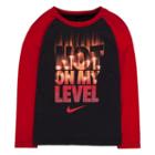 Boys 4-7 Nike Not On My Level Raglan Tee, Boy's, Size: 4, Black