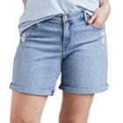 Plus Size Levi's Cuffed Denim Shorts, Women's, Size: 24 W, Light Blue