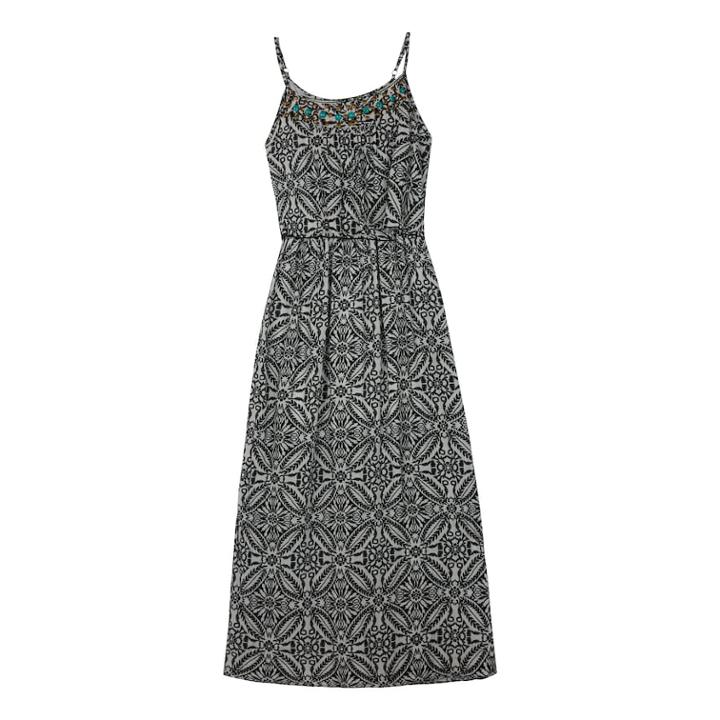 Girls 7-16 Iz Amy Byer Challis Print Popover Maxi Dress, Size: 10, Black White