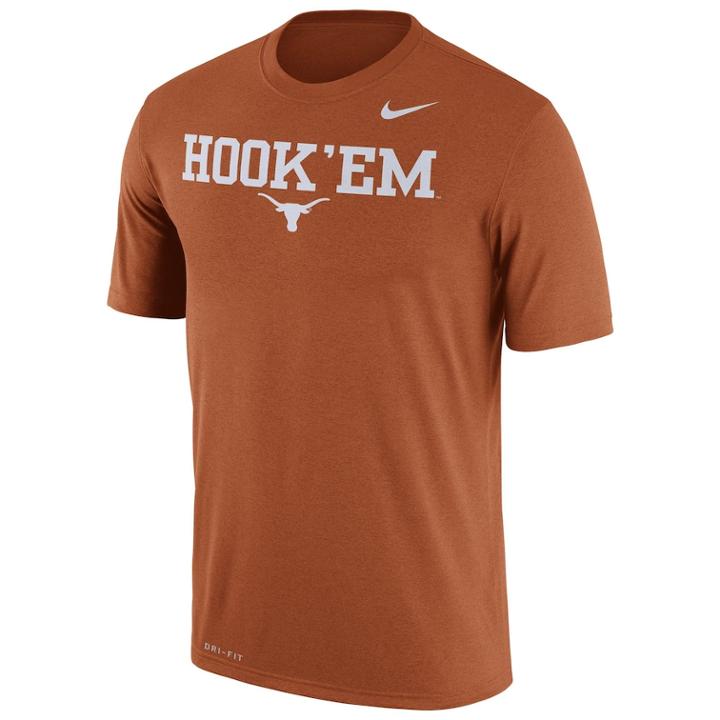 Men's Nike Texas Longhorns Authentic Legend Tee, Size: Medium, Orange