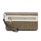 Apt. 9&reg; Margo Woven Flap Wristlet, Women's, Beige Oth
