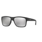 Arnette An4226 57mm Reserve Rectangle Mirror Sunglasses, Men's, Dark Grey
