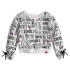 Girls 7-16 Jojo Siwa Conversational Sweatshirt, Size: Large, Multi