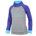Girls 7-16 Adidas Pull Me Over Sweatshirt, Size: Large, Drk Purple