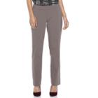 Women's Apt. 9&reg; Torie Curvy Straight-leg Dress Pants, Size: 14 Short, Grey