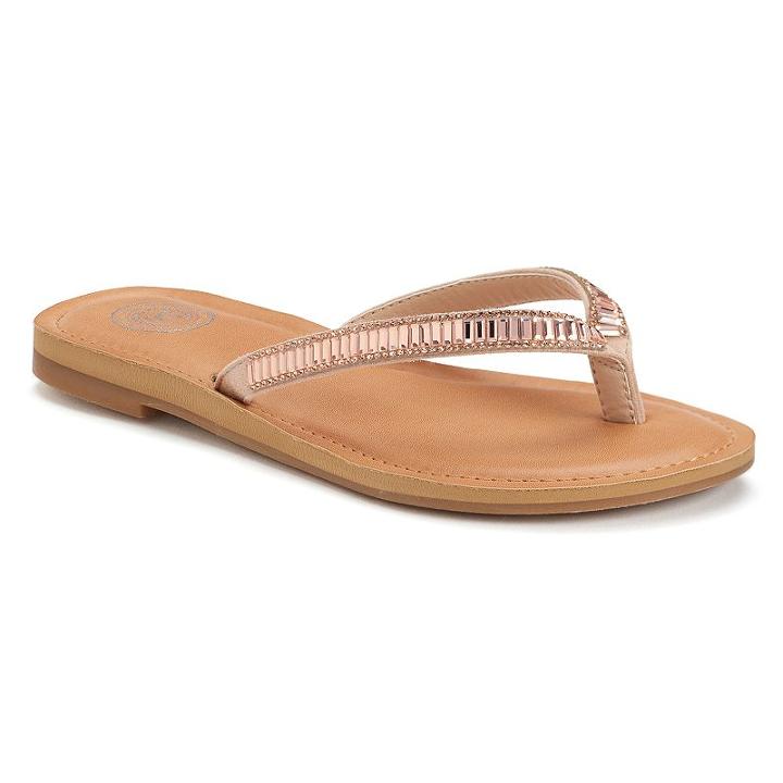 So&reg; Jib Women's Flip-flops, Girl's, Size: Medium (8), Pink Other