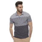 Men's Marc Anthony Slim-fit Gradient Colorblock Stretch Polo, Size: Xxl, Black